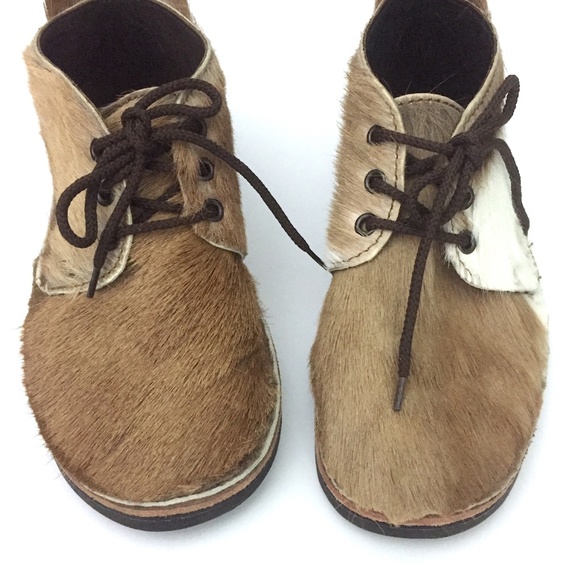 Brother Vellies Fur Erongo Springbok Shoes - RARE - Picture 6 of 8